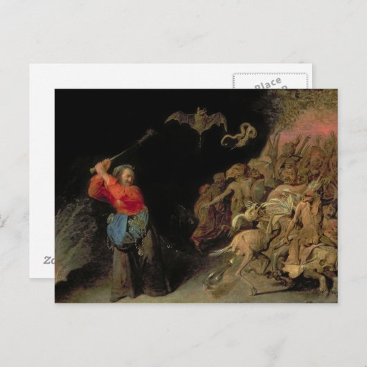 Dulle Griet raiding Hell Postkarte (Vorne/Hinten)