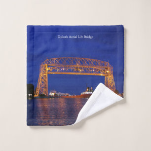 Duluth Aerial Lift Bridge & John G. Munson Badhandtuch Set