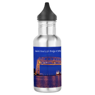 Duluth Aerial Lift Bridge & John G. Munson Flasche Edelstahlflasche