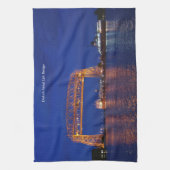 Duluth Aerial Lift Bridge & John G. Munson Geschirrtuch (Vertikal)
