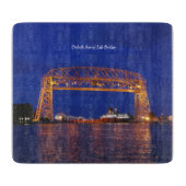 Duluth Aerial Lift Bridge & John G. Munson Schneidebrett (Vorderseite)