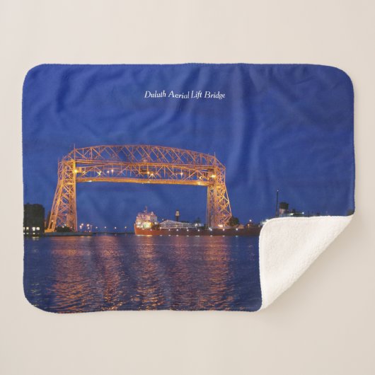 Duluth Aerial Lift Bridge & John G. Munson Sherpadecke (Vorderseite (Horizontal))