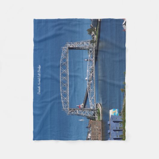 Duluth Air Lift Bridge Fleece Decke (Vorderseite)