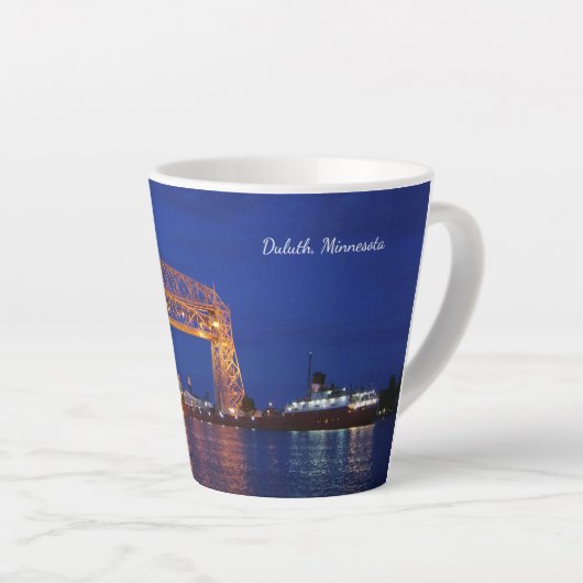 Duluth Air Lift Bridge & John G. Munson Milchtasse (Rechte Ecke)