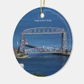 Duluth Air Lift Bridge Keramik Ornament (Links)