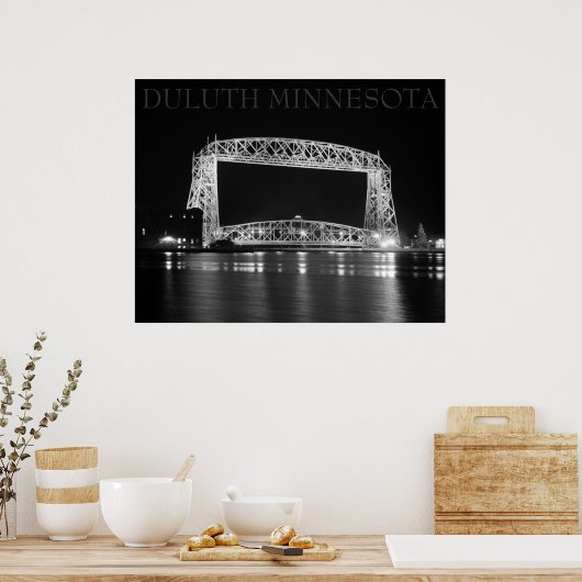 Duluth Air Lift Brift Foto Poster (Küche)