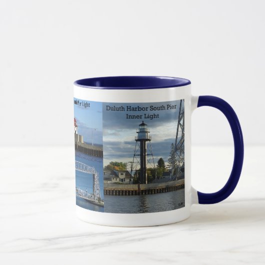 Duluth Entry Lighthouses Tasse (Rechts)
