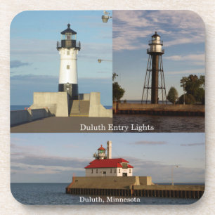 Duluth Entry Lights Set von 6 Untersetzer aus Kuns