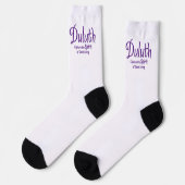 Duluth (Georgia) Stadtflagge Socken (Linkes Detail)
