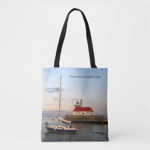 Duluth Hafen South Pier Light & Boat Totbag Tasche