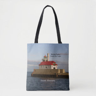 Duluth Harbor South Pier Leuchtturm Allover-Traget Tasche