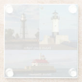 Duluth Harbour Entry Lights Untersetzer (Rückseite)