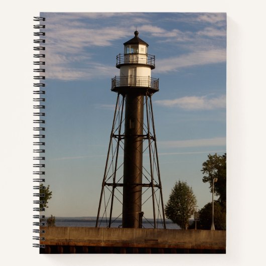Duluth Harbour Lights Notebook Notizblock (Vorderseite)