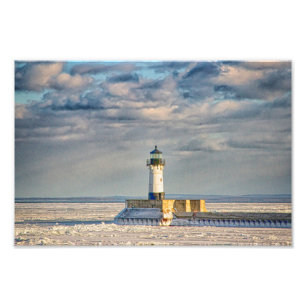 Duluth Harbour North Breakwater Leuchtturm Fotodruck