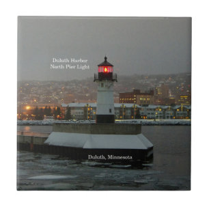 Duluth Harbour North Pier Leuchtziegel Fliese