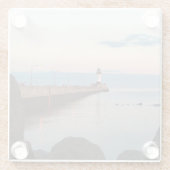 Duluth Harbour North Pier Light glass Untersetzer (Rückseite)