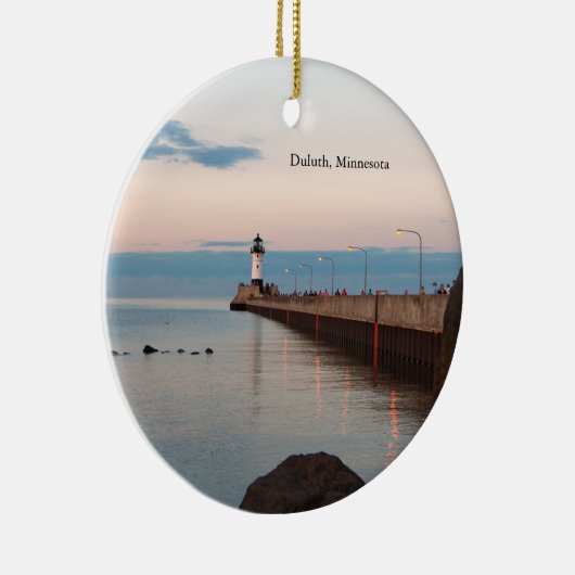 Duluth Harbour North Pier Light Ornament Duluth, M (Rechts)