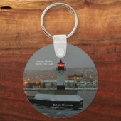 Duluth Harbour North Pier Light Schlüsselkette Schlüsselanhänger (Vorderseite)