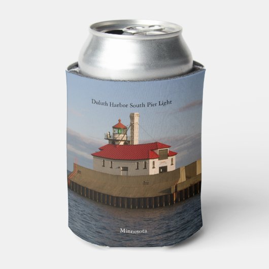 Duluth Harbour South & North Pier Lights können kü Dosenkühler (Kanne Vorderseite)
