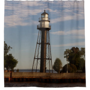Duluth Harbour South Pier Inner Light Duschvorhang