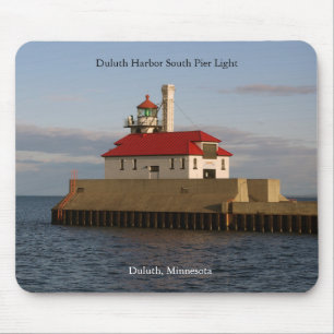 Duluth Harbour South Pier Light mousepad
