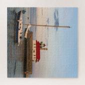 Duluth Harbour South Pier Light & Sailboat Puzzle (Horizontal)