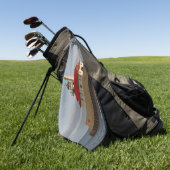 Duluth Harbour South Pierhead Golf Handtuch (Gras)