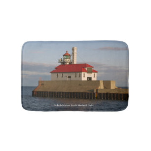 Duluth Harbour South Pierhead Light bathmat Badematte