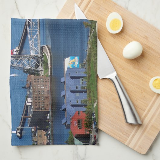 Duluth Luftbrücke Küchentuch (Viertel Falte)