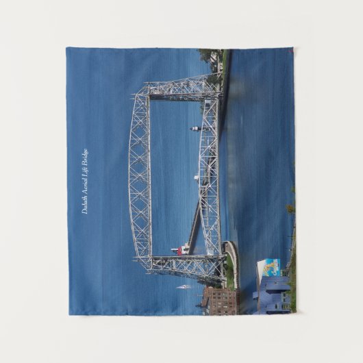 Duluth Luftbrücke Wandteppich (Vorderseite)