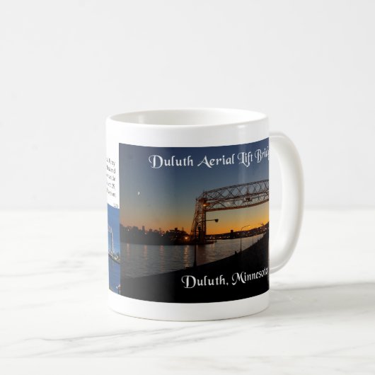 Duluth Luftseilbrücke Tasse (VorderseiteRechts)