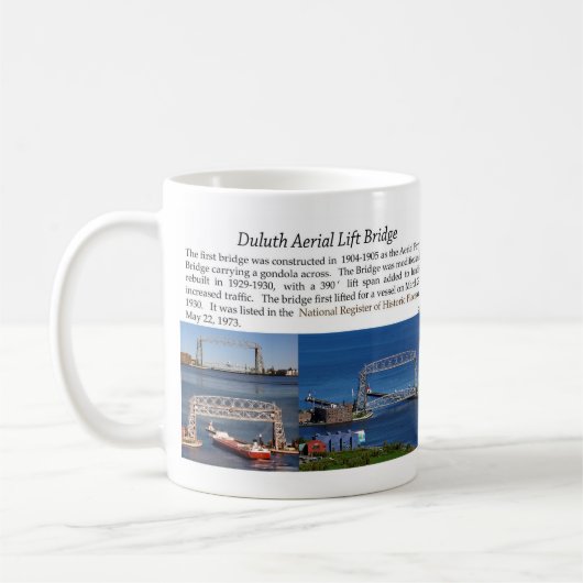 Duluth Luftseilbrücke Tasse (Links)