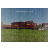 Duluth Mesabi Eisenbahn-Lokomotive 316 Schneidebrett (Vorderseite)