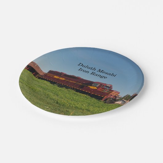 Duluth Mesabi Iron Range Eng 316 Papierplatte Pappteller (Schrägansicht)