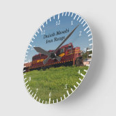 Duluth Mesabi Iron Range Locomotive clock Runde Wanduhr (Winkel)