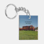 Duluth Mesabi Lokomotive 316 Schlüsselkette Schlüsselanhänger (Vorderseite links)
