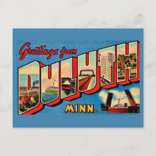Duluth MI Grußpostkarte Postkarte