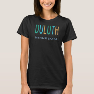 DULUTH MINNESOTA Blue Green and Yellow Orange MN T-Shirt