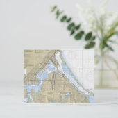 Duluth Minnesota Hafen Seekarten Postkarte (Stehend Vorderseite)