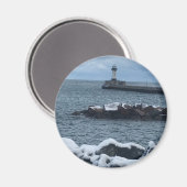 Duluth Minnesota Lake Superior Kanalpark  Magnet (Vorderseite/Rückseite)
