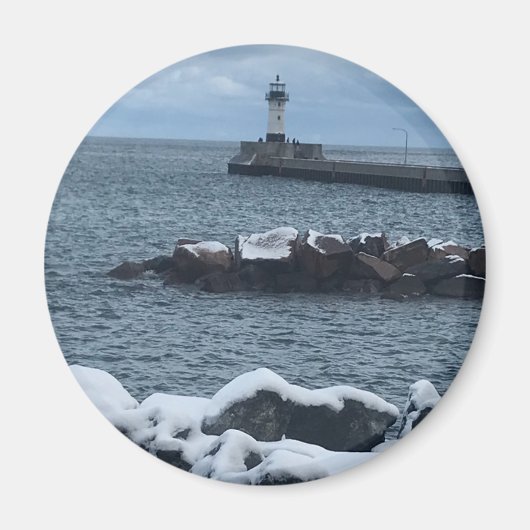 Duluth Minnesota Lake Superior Kanalpark  Magnet (Vorne)