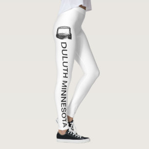 Duluth Minnesota mit Luftseilbrücke Leggings