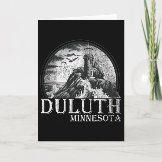 Duluth Minnesota Mn im Freien  Karte (Vorderseite)