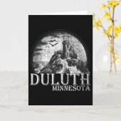 Duluth Minnesota Mn im Freien  Karte (Gelbe Blume)