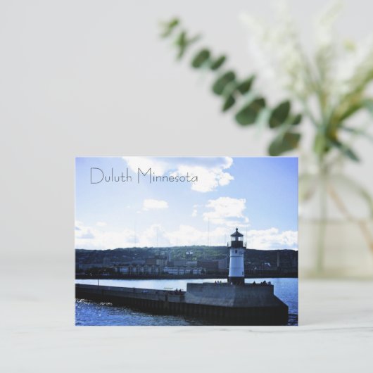 Duluth Minnesota Postkarte (Stehend Vorderseite)