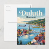 Duluth Minnesota Postkarte (Vorne/Hinten)