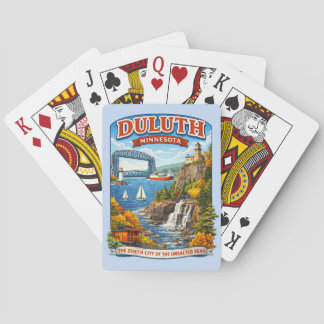 Duluth, Minnesota Souvenir Poker Karten Spielkarten