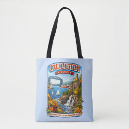 Duluth, Minnesota Souvenir Tote Bag, North Shore Tasche
