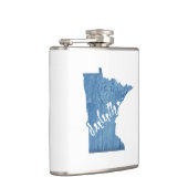 Duluth Minnesota Wood Grain Flachmann (Rechts)