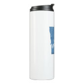 Duluth Minnesota Wood Grain Thermosbecher (Nach links gedreht)